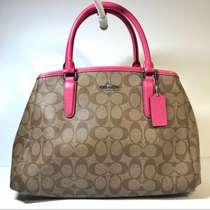Coach SMALL MARGOT CARRYALL IN SIGNATURE